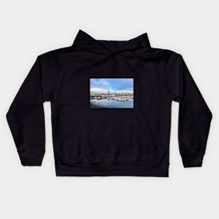 The Marina at South Harbour, Blyth, Northumberland Kids Hoodie